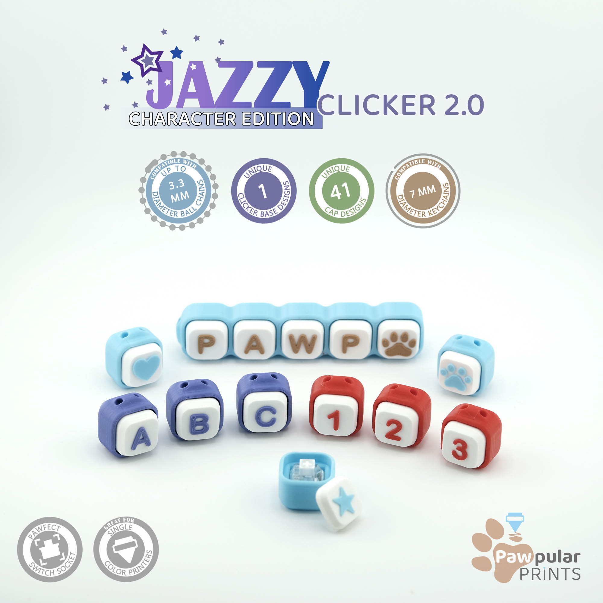 Jazzy Clicker 2.0 - Character Edition ⭐🔤1️⃣2️⃣3️⃣🐾