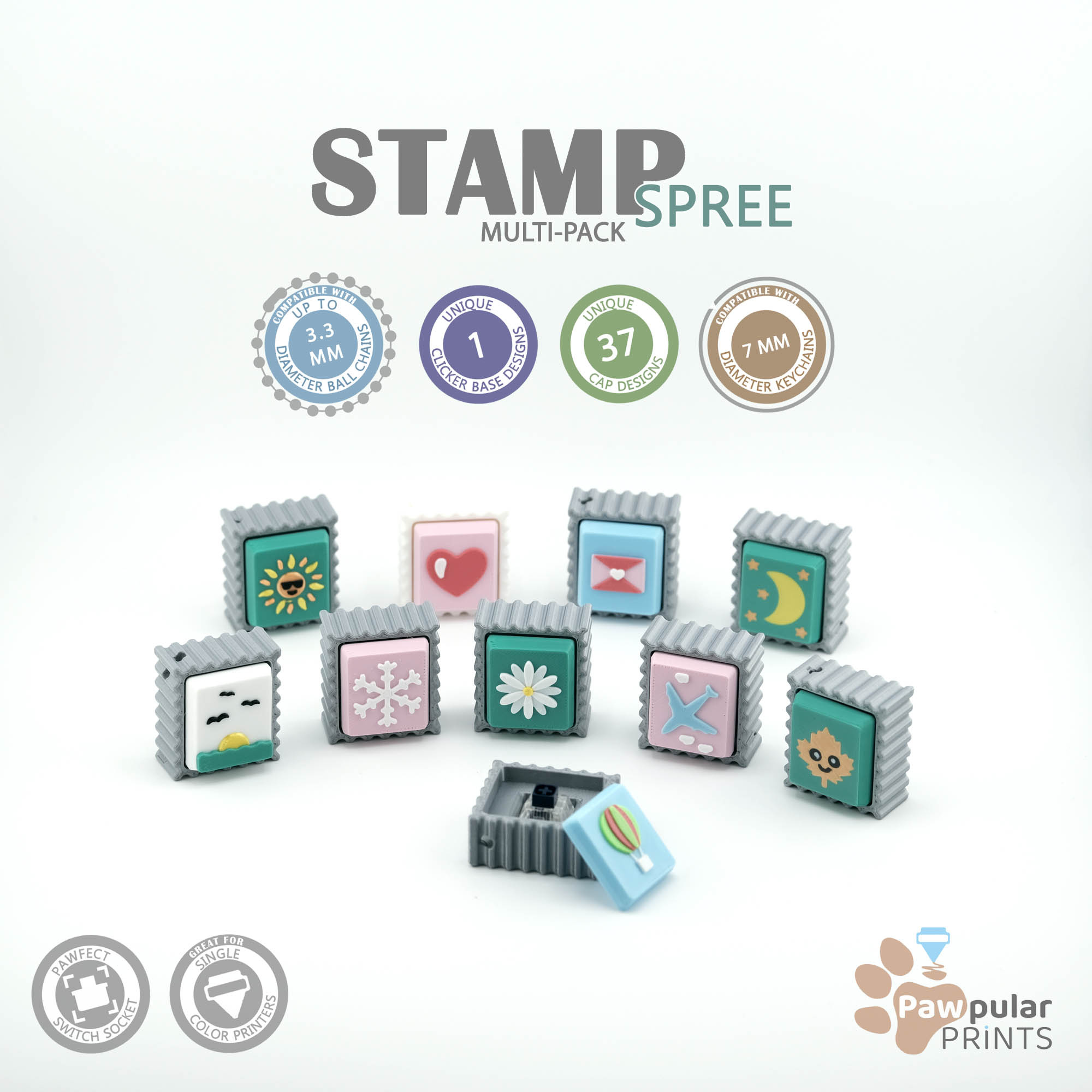 Stamp Spree Multi-Pack ✈️🐾