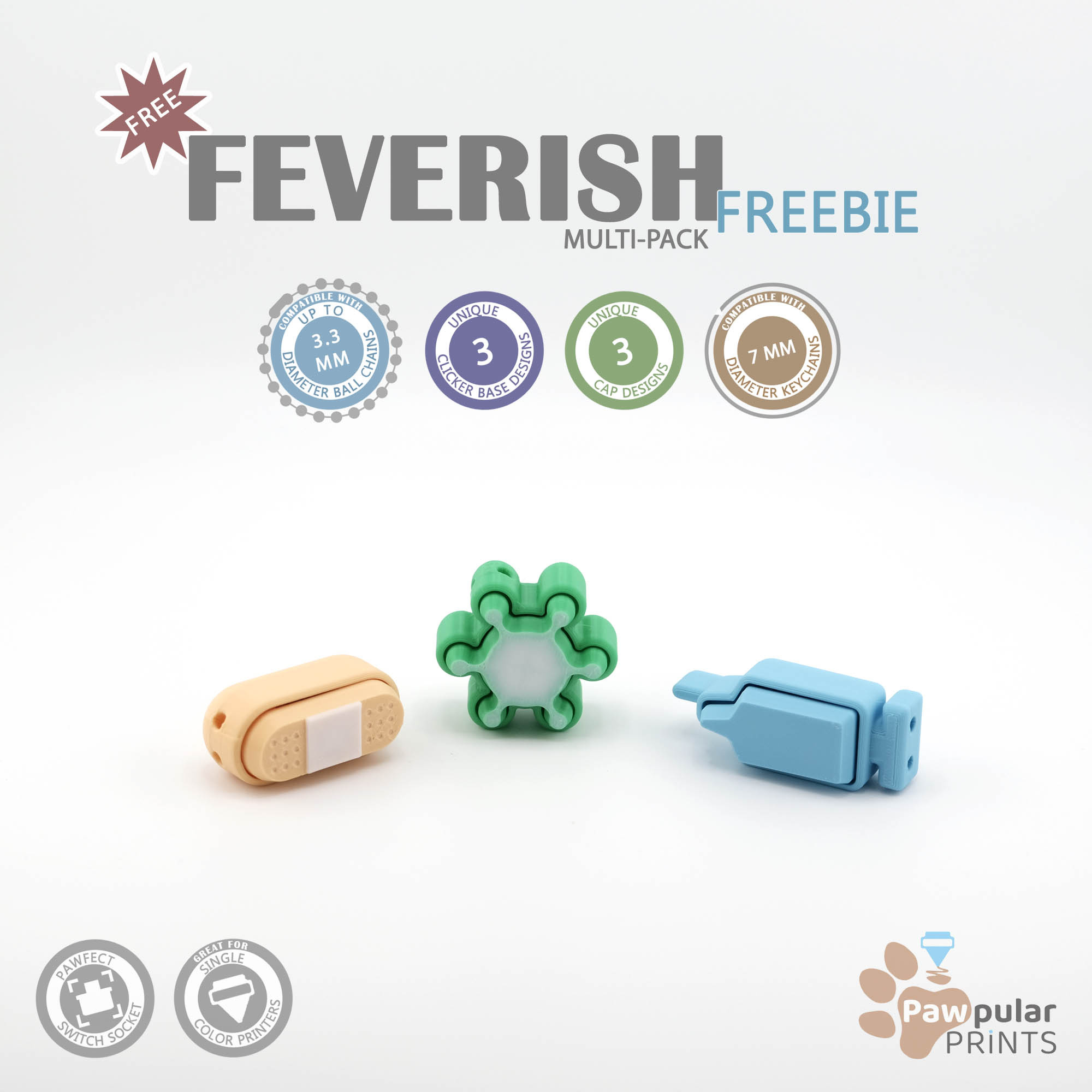 Feverish FREEBIE Multi-Pack 🩹🦠💉