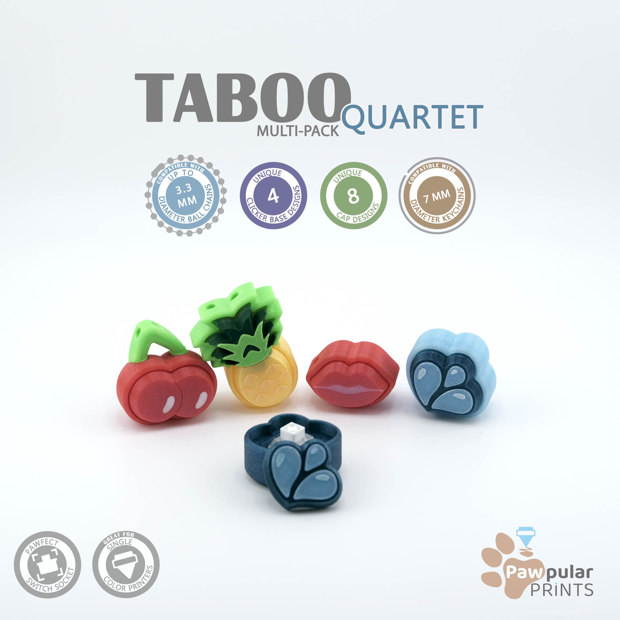 Taboo Quartet Multi-Pack🍍🍒💋💦