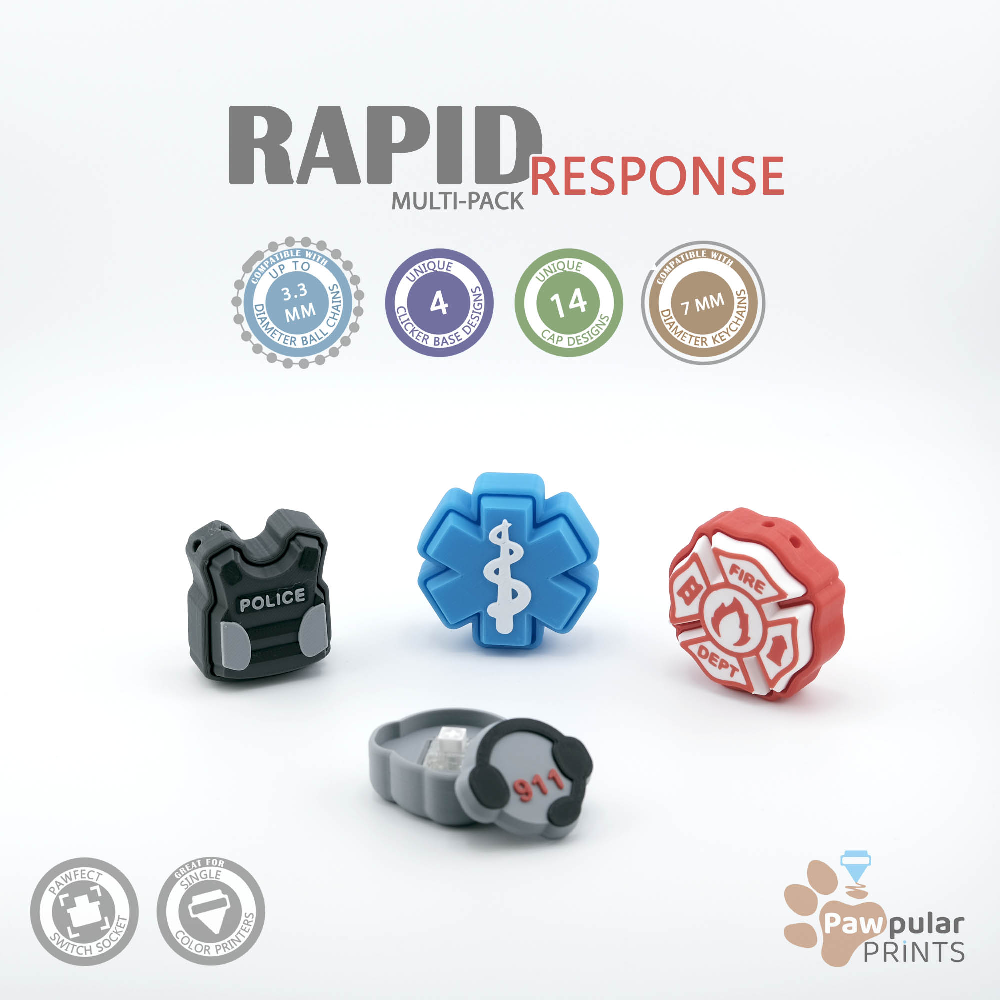 Rapid Response Multi-Pack 👮🧑‍🚒🚑🚓🚒