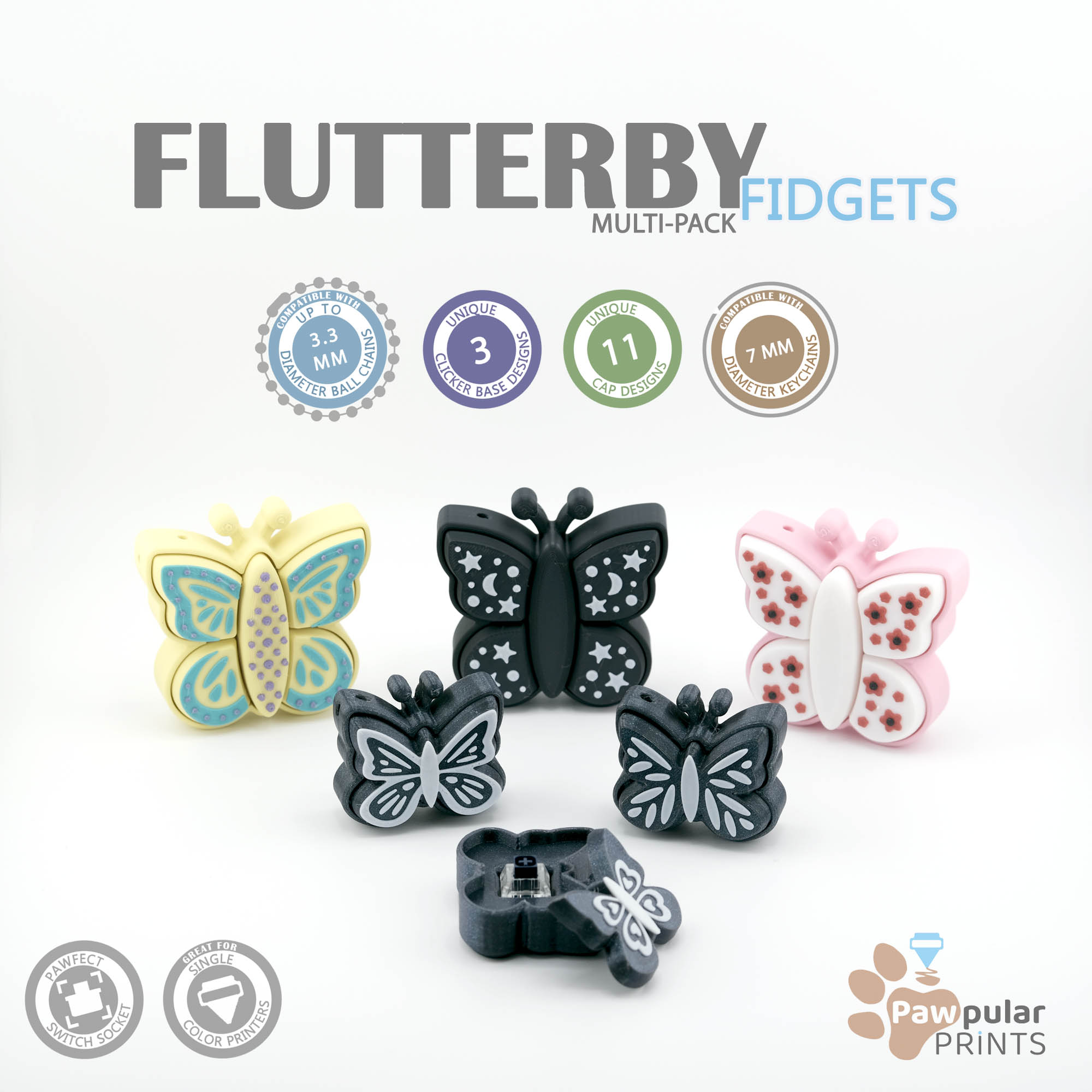 Flutterby Fidgets 🦋⭐🌸🦋