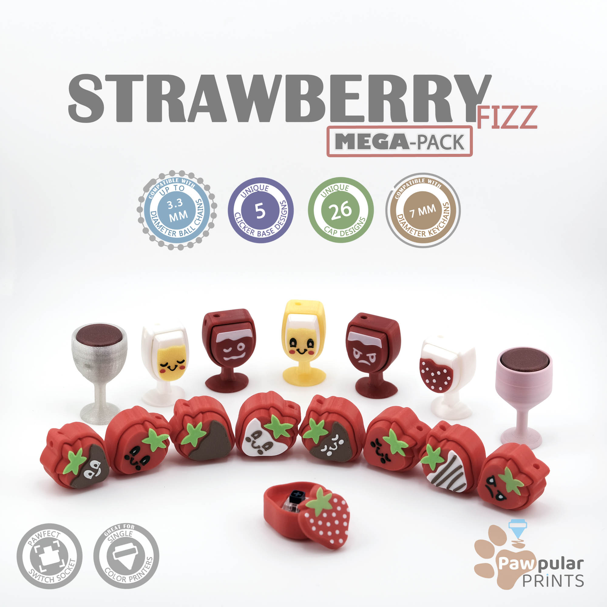 Strawberry Fizz Mega-Pack 🍓🍫🍷