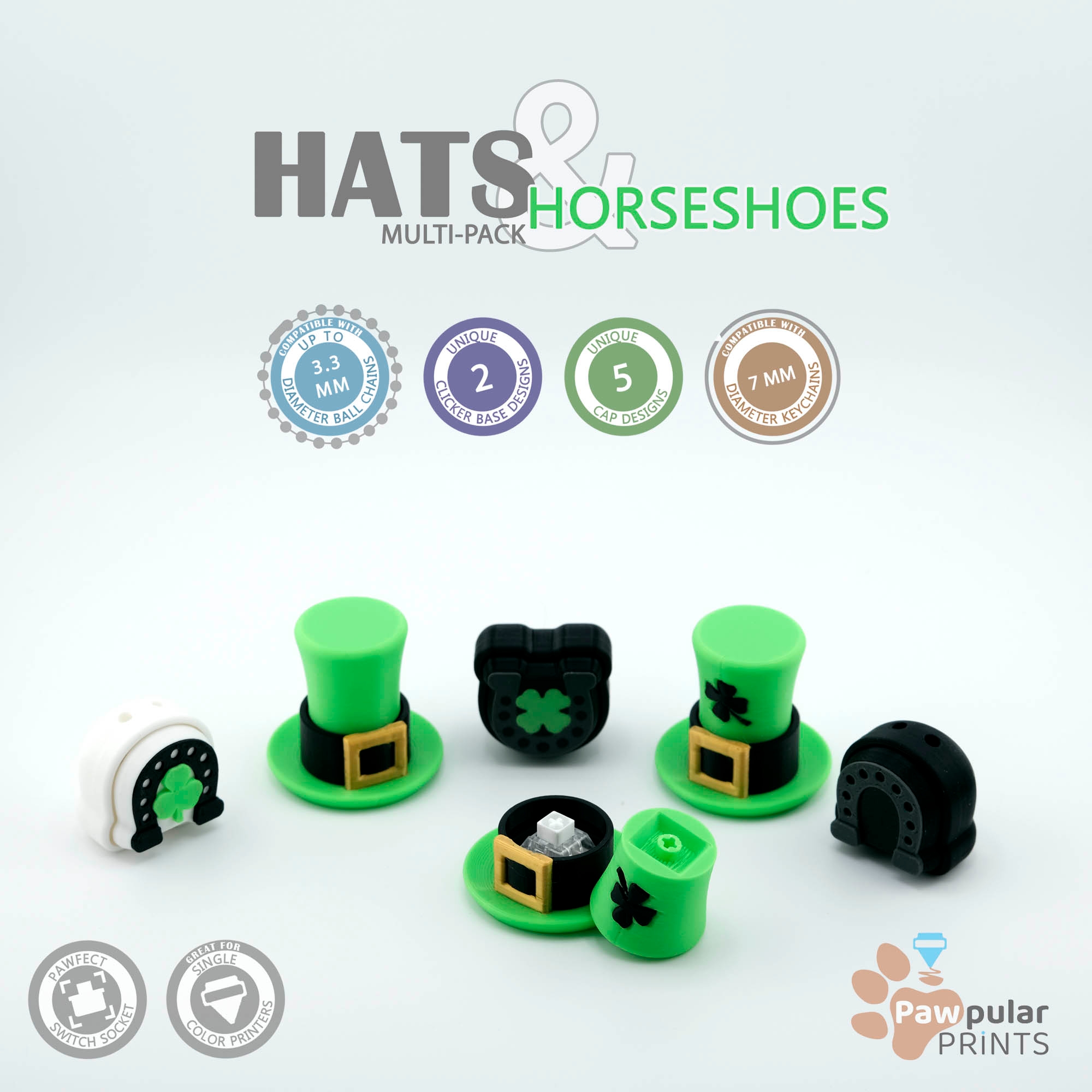 Hats &amp; Horseshoes 🍀🧲🎩