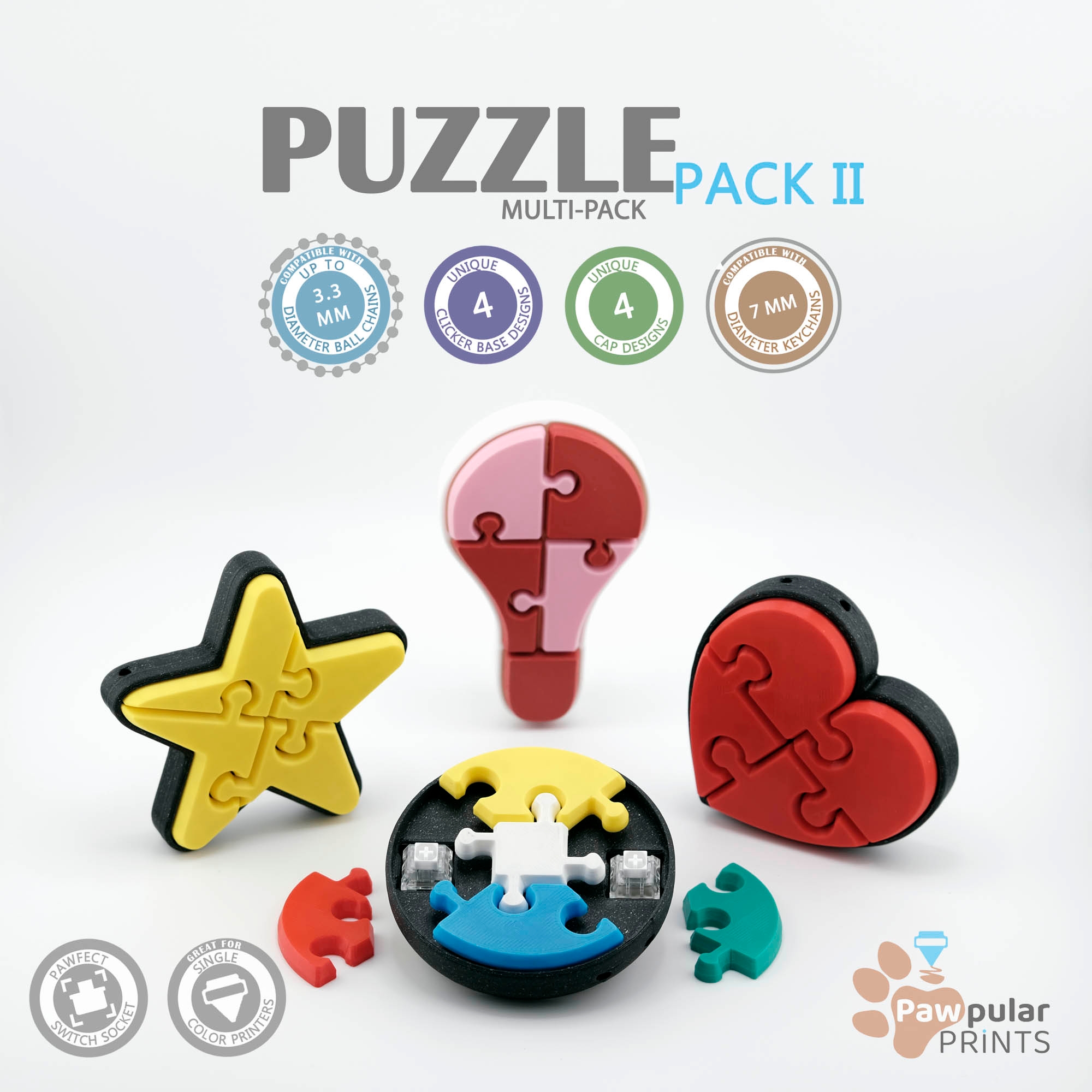 Puzzle Pack 2 Multi-Pack 🧩🔴⭐❤️💡🧩