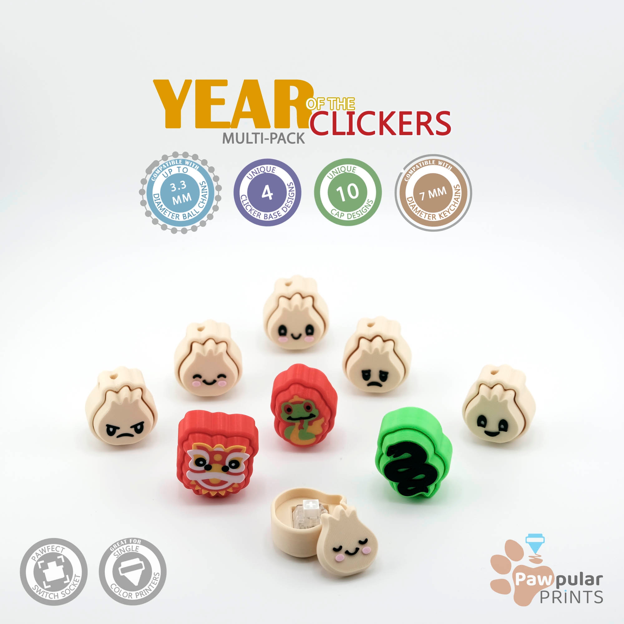 Year of the Clickers Multi-Pack 🐍🥟