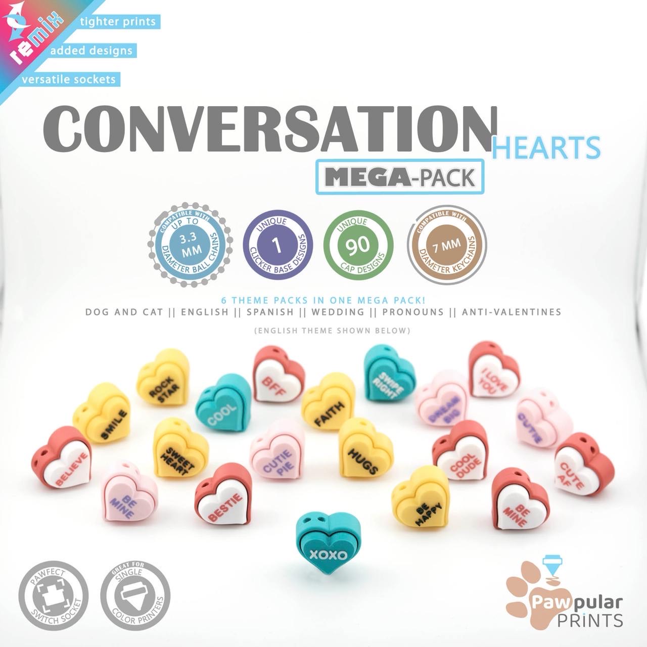 Conversation Hearts Remix Mega-Pack ❤️🍬
