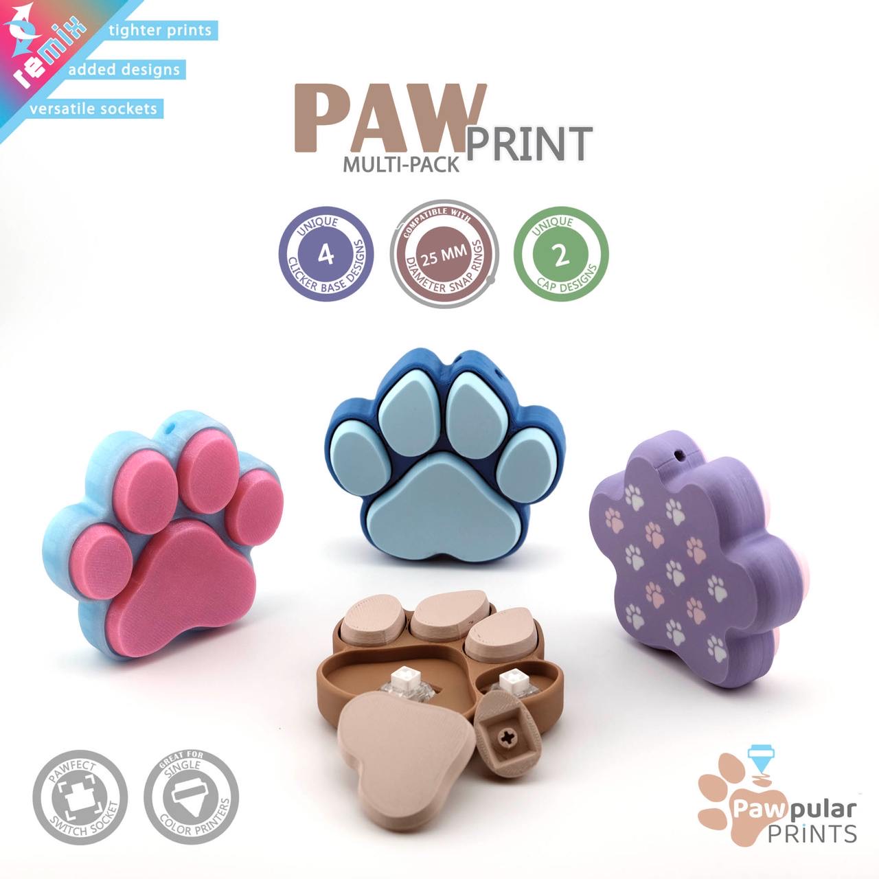 Paw Print Multi-Pack Remix🐾