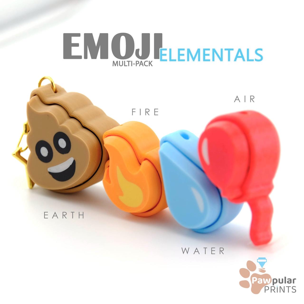 The 4 Elements 🔥🎈💧💩