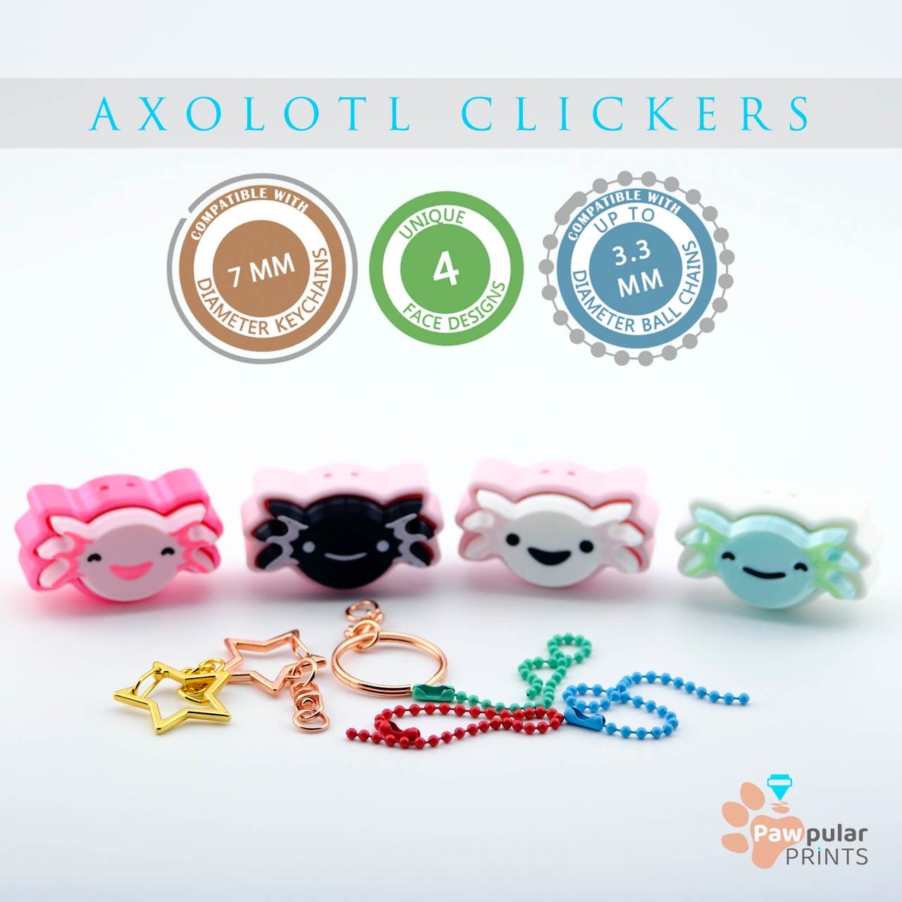 Axolotl Clickers!