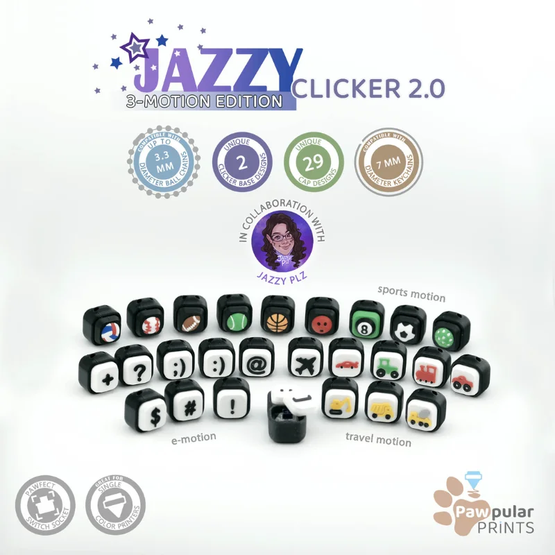 Jazzy Clicker 2.0 3-Motion Edition ⚽🥎🏈🛻🚜🛩️😊